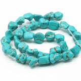 Turquoise Calaite Stone Loose Beads 9-11mm for Jewelry Making