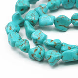 Turquoise Calaite Stone Loose Beads 9-11mm for Jewelry Making