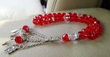 Turkey Flag Ottoman Necklace Prayer Beads Hanging Tesbih