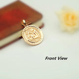 Rose 585 Turkey Islamic Allah Pendant Necklace Pendants