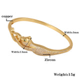 Turkey's Jewelry Animal Leopard Bracelet Hip-hop Personality Charm Party Gift