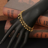 Arab Wedding Jewelry Set Dangle Ball Tassels Necklace Earring Set