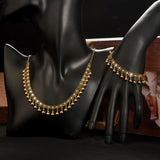 Arab Wedding Jewelry Set Dangle Ball Tassels Necklace Earring Set