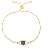 Copper Evil Eye Bracelet for Women Lucky Jewelry