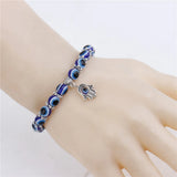 Fatima Palm Evil Eye Beaded Bracelet