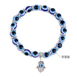 Fatima Palm Evil Eye Beaded Bracelet