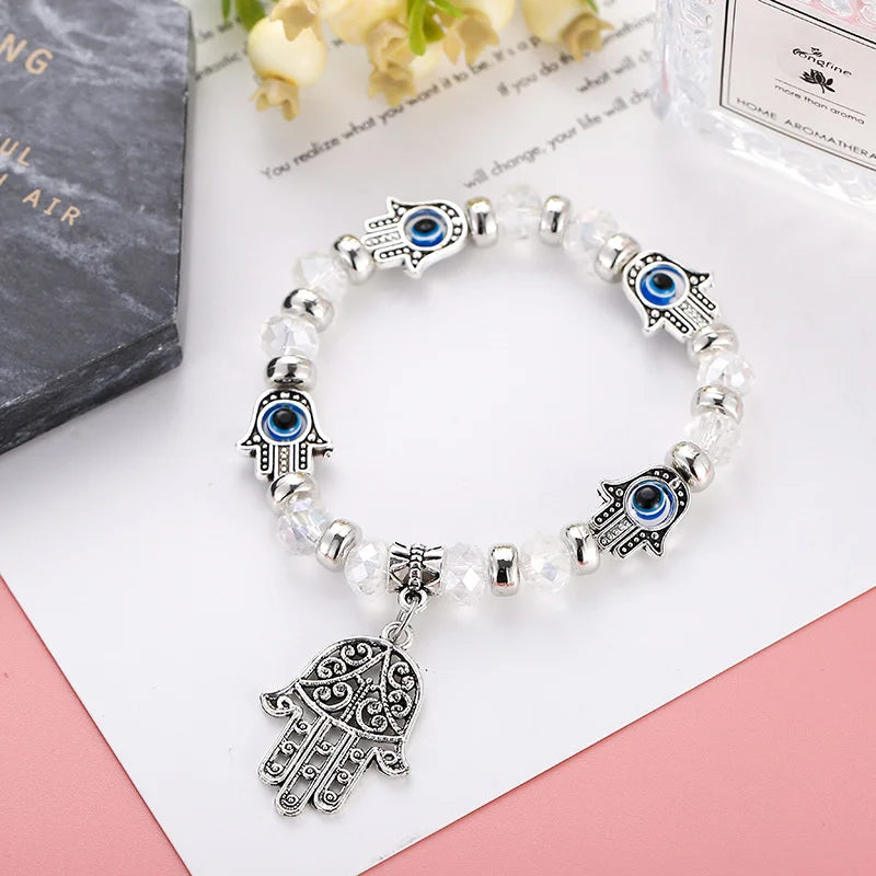 Eye Bracelet Muslim jewelry Fatima palm devil's Eye pulseira feminina