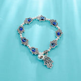 Eye Bracelet Muslim jewelry Fatima palm devil's Eye pulseira feminina
