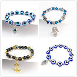 Eye Bracelet Muslim jewelry Fatima palm devil's Eye pulseira feminina
