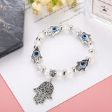 Eye Bracelet Muslim jewelry Fatima palm devil's Eye pulseira feminina