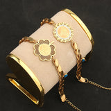 Coin Bracelet Couples Stainless Steel Italian Charm Jewelry