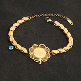 Coin Bracelet Couples Stainless Steel Italian Charm Jewelry