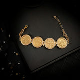 Islamic Coin Bracelet for Women & Men Wedding Gift