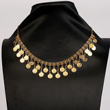 Coin Chain Necklace Plating Arabic Middle East Money Sign Jewelry Necklace