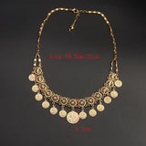 Coin Necklace Bridal Wedding Jewelry Chain with Tassels