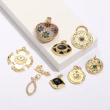 Evil Eye Charms for Jewelry Making, Earrings Necklace Bracelet Charms