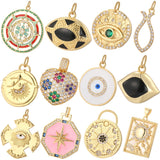 Evil Eye Charms for Jewelry Making, Earrings Necklace Bracelet Charms