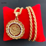 Pendant Necklace Slid Chain Plated Necklace for Women