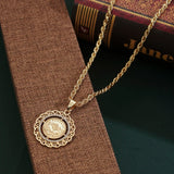Pendant Necklace Slid Chain Plated Necklace for Women