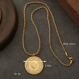 Pendant Necklace Slid Chain Plated Necklace for Women
