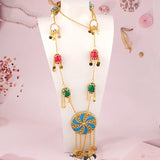 Long Chain Necklace Plated Jewelry Pendant Ottoman Totem Kurdish Wedding