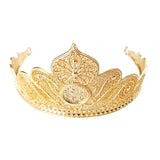 Metal Plated Tiara Coins for Women Forehead Hair Jewelry Wedding Accessories