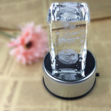 LED Lighted Turntable Display Stand for Epoxy Tumblers