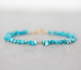 Turquoise Crystal Bracelet December Birthstone Mothers Jewelry