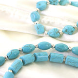 Turquoise Beaded Charm Bracelet for Women