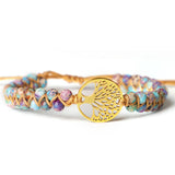Turquoise Retro Bracelets Tree of Life Yoga Bracelet
