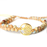 Turquoise Retro Bracelets Tree of Life Yoga Bracelet
