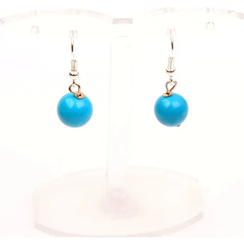 Turquoise Stone Earrings Stylish Modern Fit