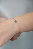Turquoise Stone Starfish Bracelet 925 Sterling Silver Casual Jewelry