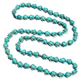 Turquoise Tortoise beads Lucky 36 inch Necklace