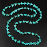 Turquoise Tortoise beads Lucky 36 inch Necklace