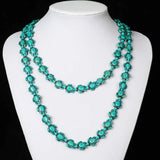 Turquoise Tortoise beads Lucky 36 inch Necklace