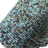 Turquoise 2/4mm Roundelle Faceted Loose Beads for DIY Jewelry Making