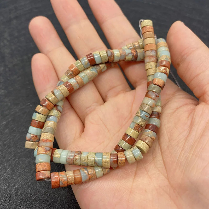 Turquoise Agate Jade Spacer Stone Beads for Jewelry Making