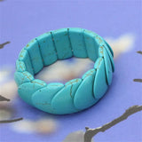Turquoise Bracelet Natural Stone Boho Style Jewelry