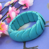 Turquoise Bracelet Natural Stone Boho Style Jewelry