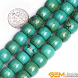 Rondelle Spacer Natural Turquoise Beads Strand 15 Inch Loose Beads