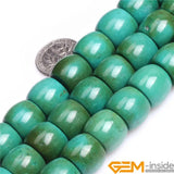 Rondelle Spacer Natural Turquoise Beads Strand 15 Inch Loose Beads