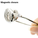 Turtle Stainless Steel Aromatherapy Locket Bracelet with 10 Pads