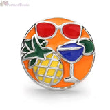Turtle LOVE Flower BEACH CROSS Christmas Snap Button Jewelry XH9205