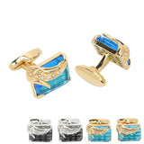 Tuxedo Cufflinks Men Cufflinks Glossy Pair for Business Wedding Suits