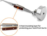 Stainless Steel Soldering Tweezers with Round Base 360 Degree Rotation