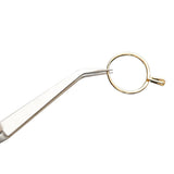 Stainless Steel Soldering Tweezers with Round Base 360 Degree Rotation