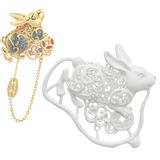 Chinese Zodiac Brooch Castable Resin Pieces for Dewax Casting DIY