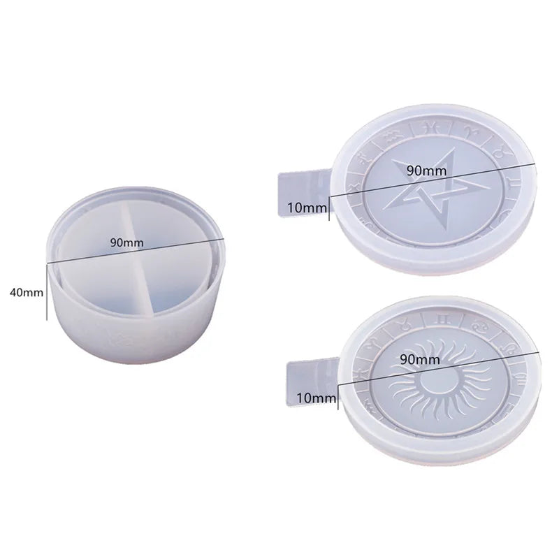 Constellation Starry Sky Storage Box Silicone Mold