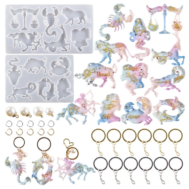 Constellations Silicone Mold for Resin Jewelry Making